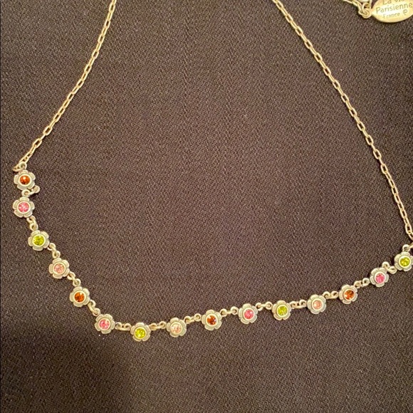 La Vie Parisienne multi colored crystal necklace. - Picture 5 of 11
